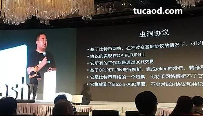 BCH诞生一周年聚会上，哥白尼项目负责人发表虫洞协议演讲