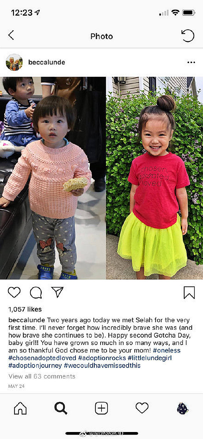 Selah孤儿院和美国对比