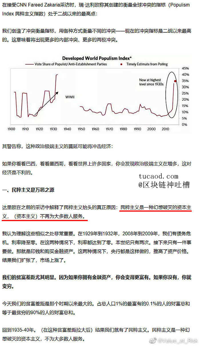 民粹主义的爆发,美国印钱的后果