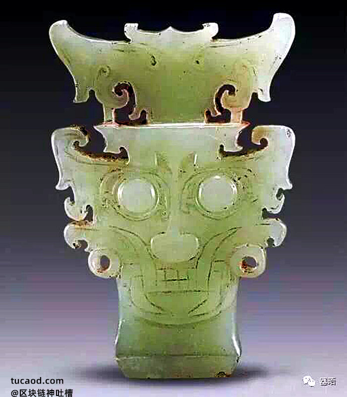 凌家滩玉人玉面